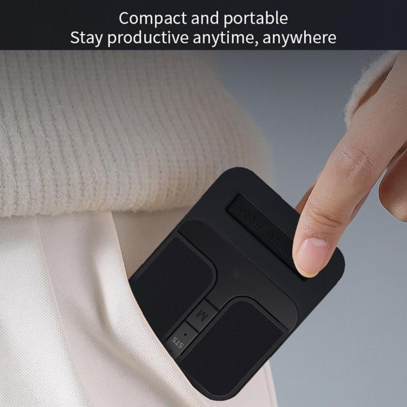 Ergonomic Square Mouse 2.4G Wireless Two Bluetooth-compatible Connection Crosses Platform Support Customizable Silents Clicks Button