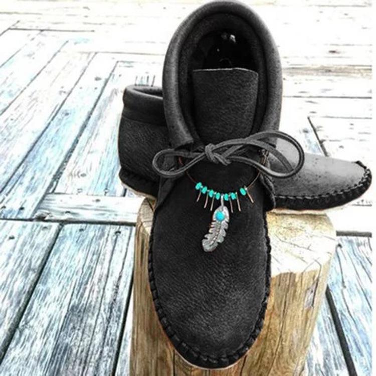 New large size women's shoes short snow boots autumn and winter new flat cotton boots Martin boots women's boots