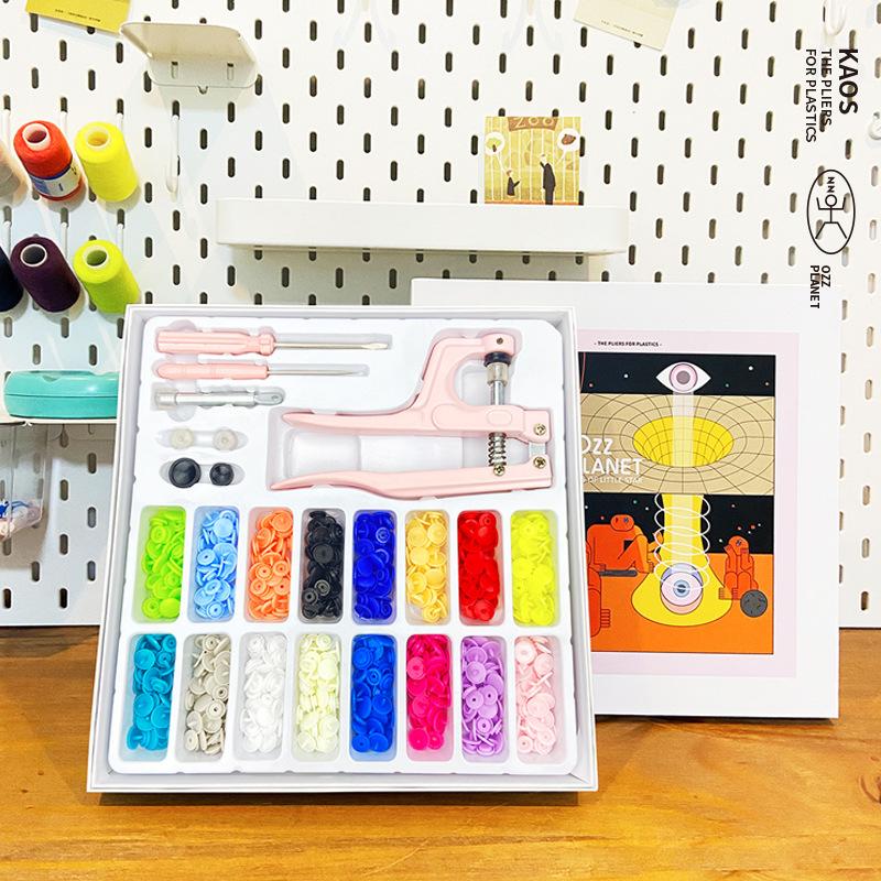 Multifunction Snaps With 3 Kinds Replace Snap Pliers Set T5 Resin/Metal Buttons For Sewing Crafting Clothing MYY