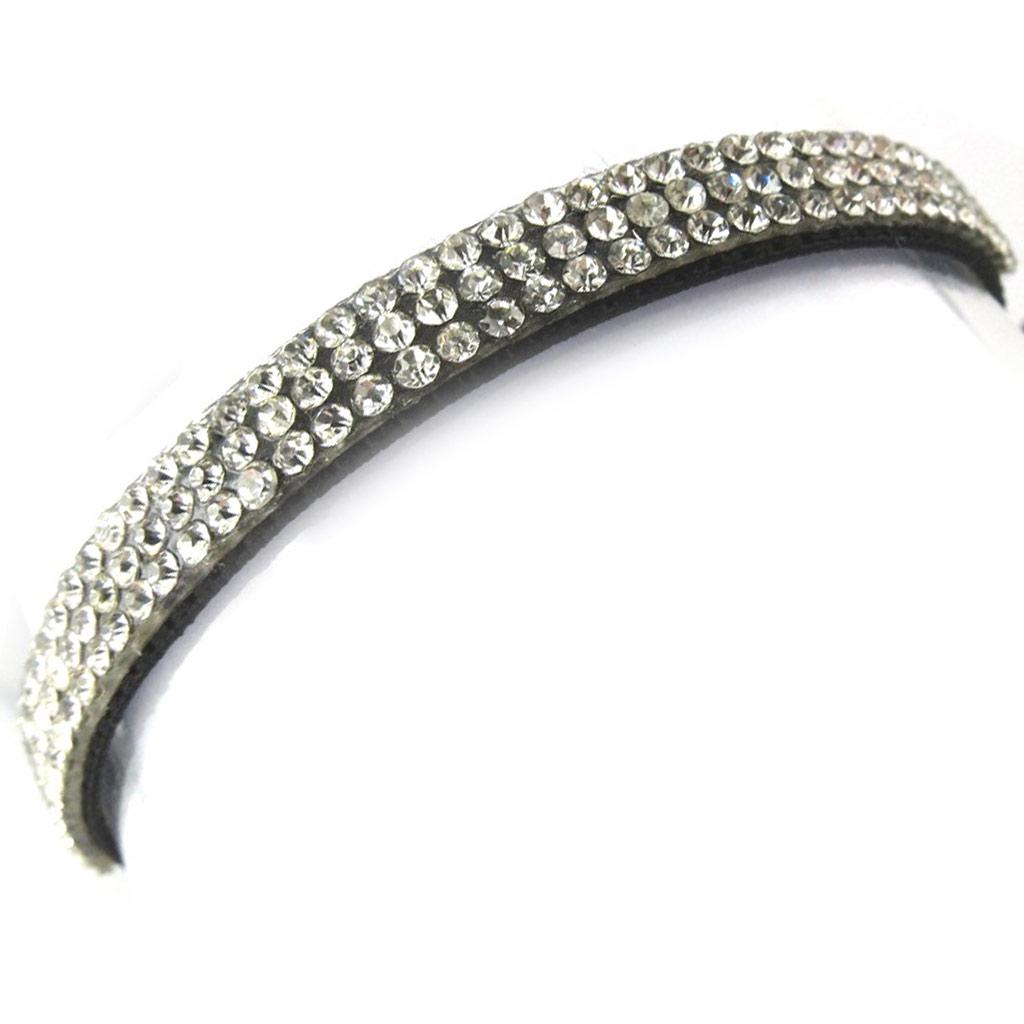 Les Trésors De Lily [N1158] - Designer Bracelet 'Sissi' White Black