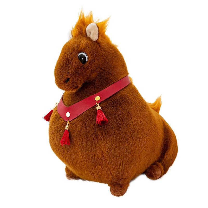 Plüschtier Pony mit Quastenketten-Dekoration und PP-Baumwolle für Kinderzimmer-Dekor