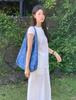 Maisondeu More Denim Paisley Hobo Bag