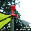 Thunder Proof Cap Anti-Thunder Safe Awning Rod Outdoor Tent Poles Awning Hat