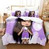 3D Anime The Gacha Girl Bedding Sets Duvet Cover Set With Pillowcase Twin Full Queen King Bedclothes Bed Linen For Home Textiles