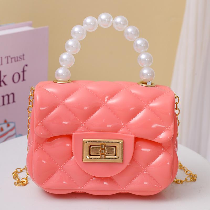 Moda Bambini Borse a Tracolla in Pelle PU Borse a Spalla a Forma di Cuore per Ragazze Portamonete Mini per Bambini Borsa Jelly Borsa a Mano per Bambini Regali