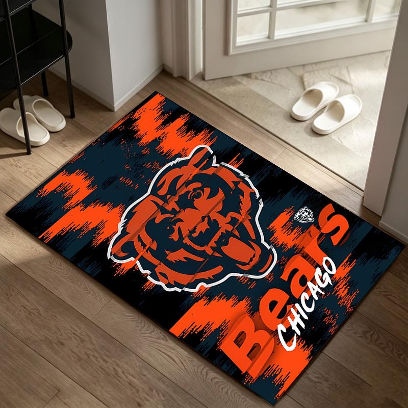 Chicago Bears A Rug Suitable for Office Chair Areas Living Rooms and Computer Desks Perfect for Home Offices and an Ideal Holiday Gift