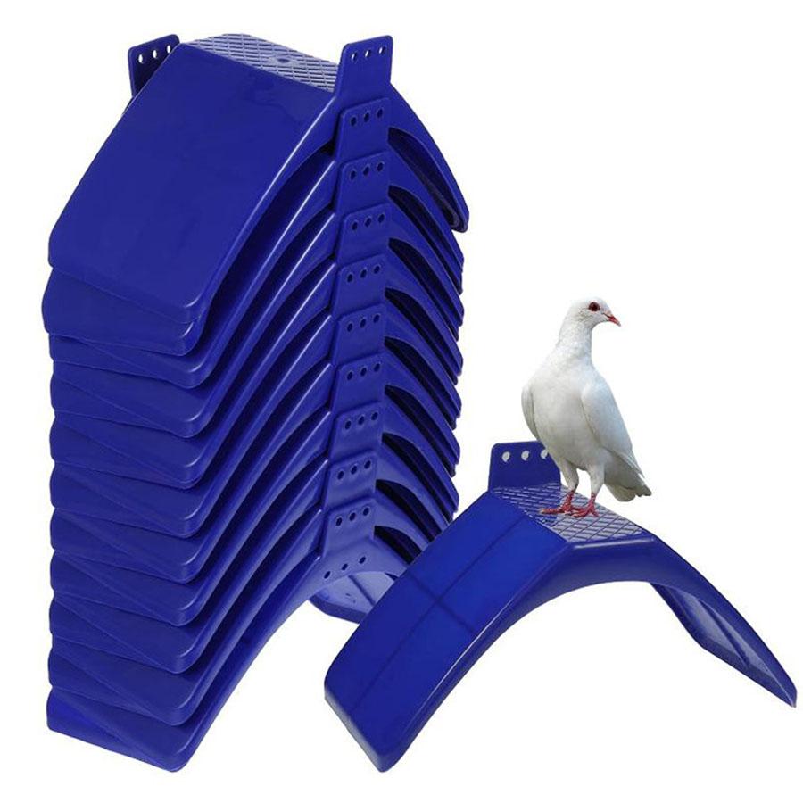 Pigeon Perch Stand, Plastic Pigeon Habitat Bracket, Durable & Lightweight, Weather-Resistant, Easy To Install
