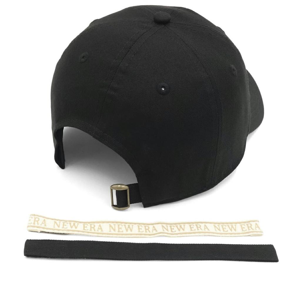 New Era 9TWENTY Cap with Spare Size SPARE STRAP Strap, Black, M/L (920 BLK)