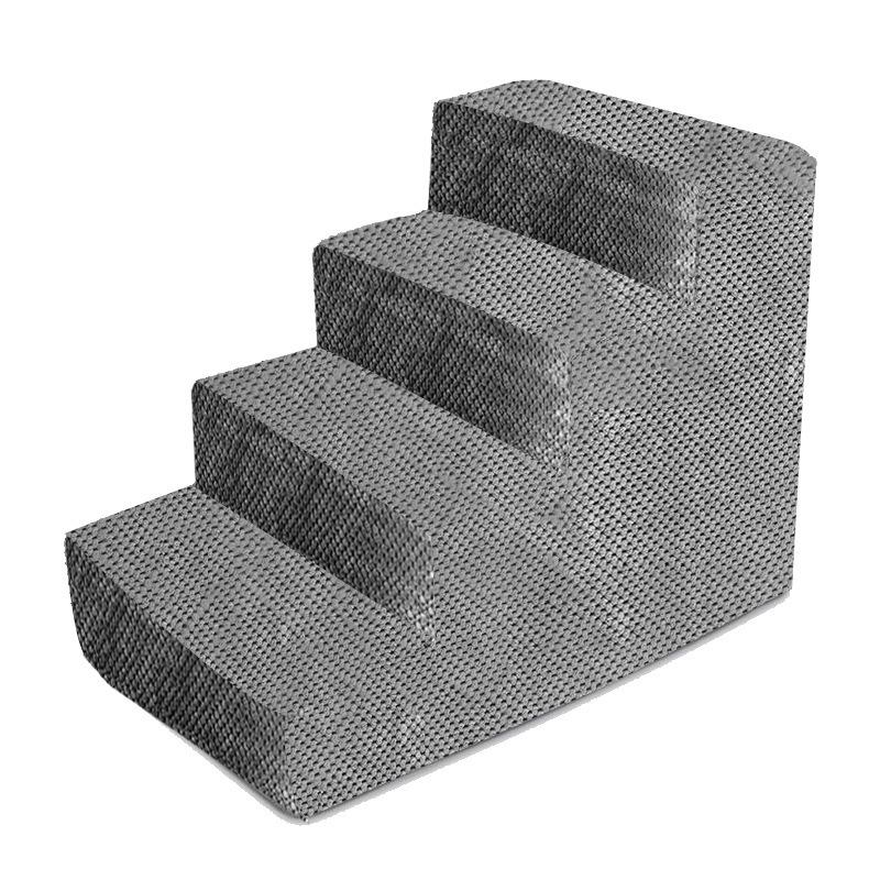 Rutschfeste Schwammleiter für Haustiere für Sofas und Betten: Hunde- und Katzentreppen mit abnehmbarem Bezug