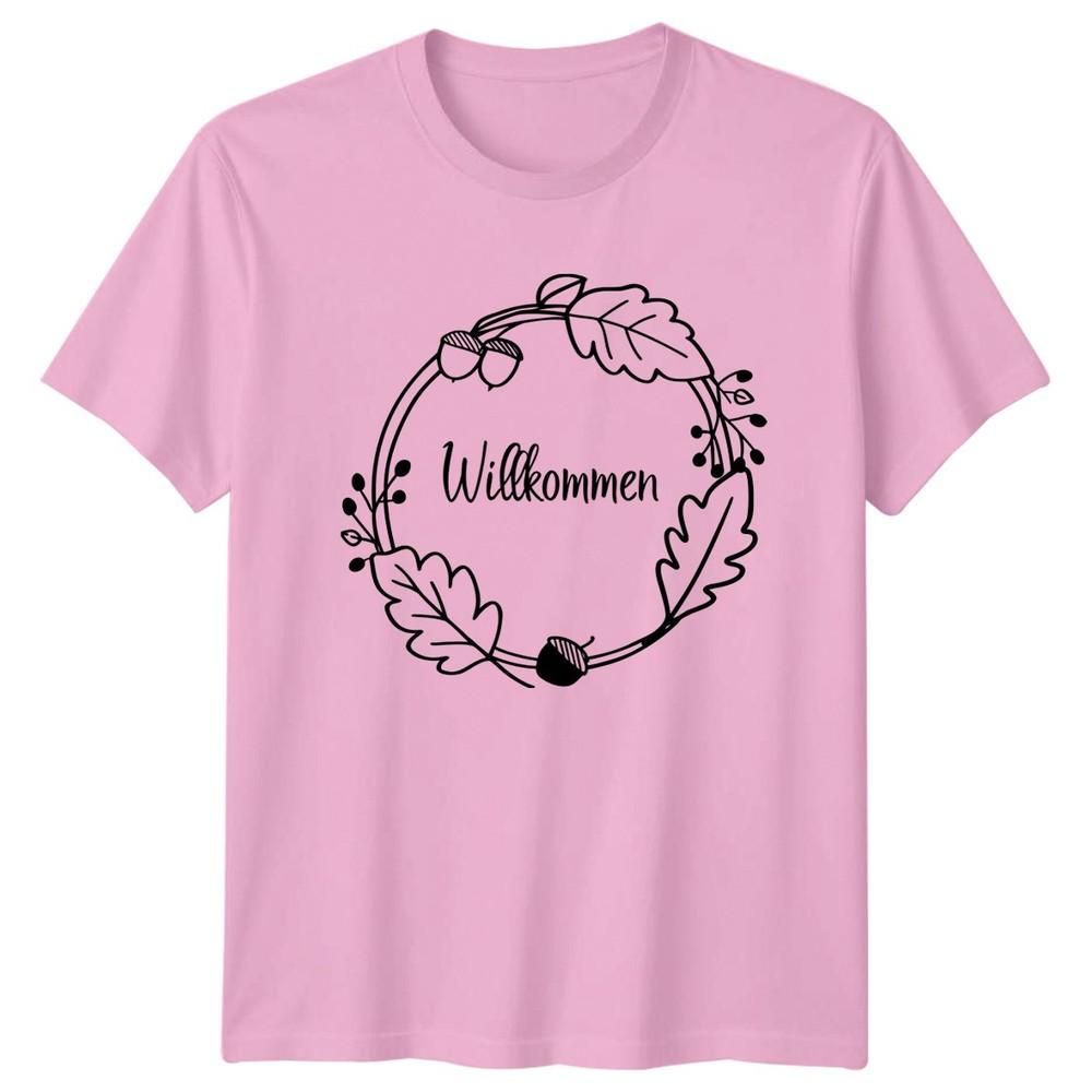 WillkomUnisex Unisexs TShirt GerUnisex Autumn Nature Autumn Gift For Her