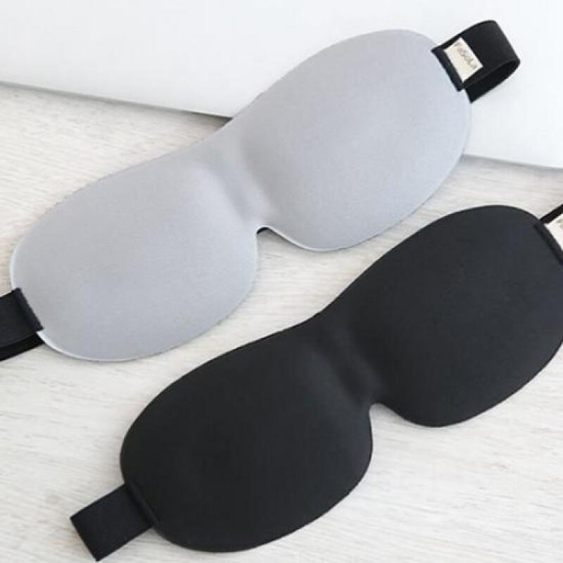 1 basic simple sleep mask (random color)