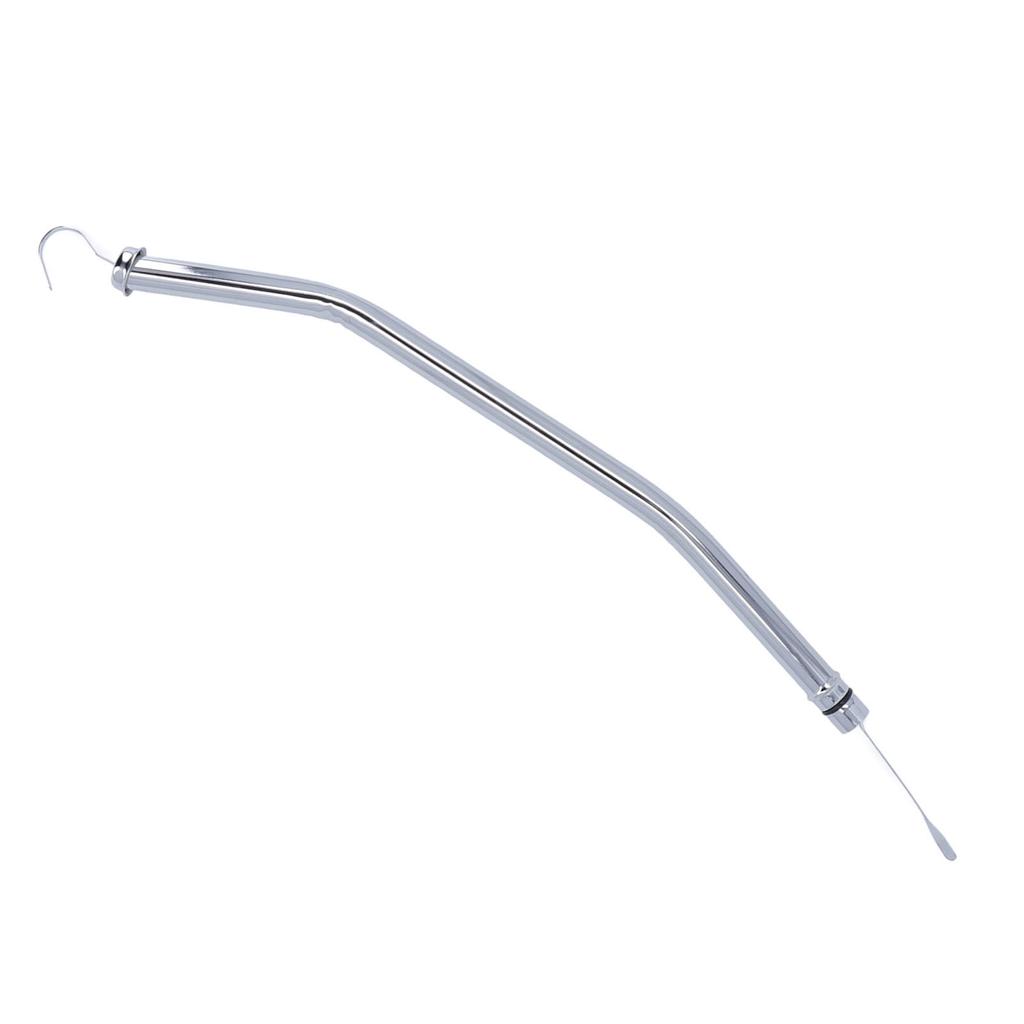 22in Transmission Oil Dipstick Silver Chrome Stainless Steel Tube for C4 Transmissions