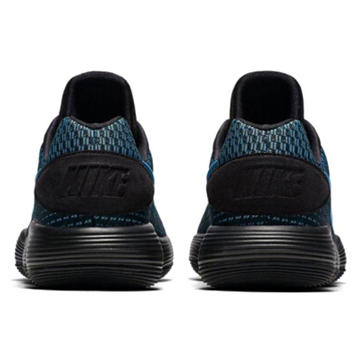 Nike Hyperdunk 2017 React Low Top Basketball Shoes Men Sneakers Black Blue 897637-005