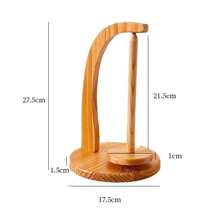 Wood Yarn Stand Yarn Spool Wool Ball Winder Magnetic Rotation Spinner Holder Spinning Home Braided Yarn Spool Storage Stand