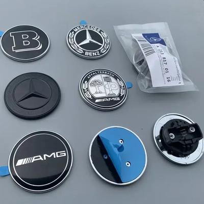 Bilklistermärke För Mercedes Benz Mercedes Benz Platt Huv Huv Emblem Märke bil Tillbehör G350 G500 G55 G63 G65 Stjärna