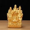 Invite the Five Directions God of Wealth Statue for Your Shop, Living Room, or Entryway, Perfect for Spring Festival Worship or As a Gift.