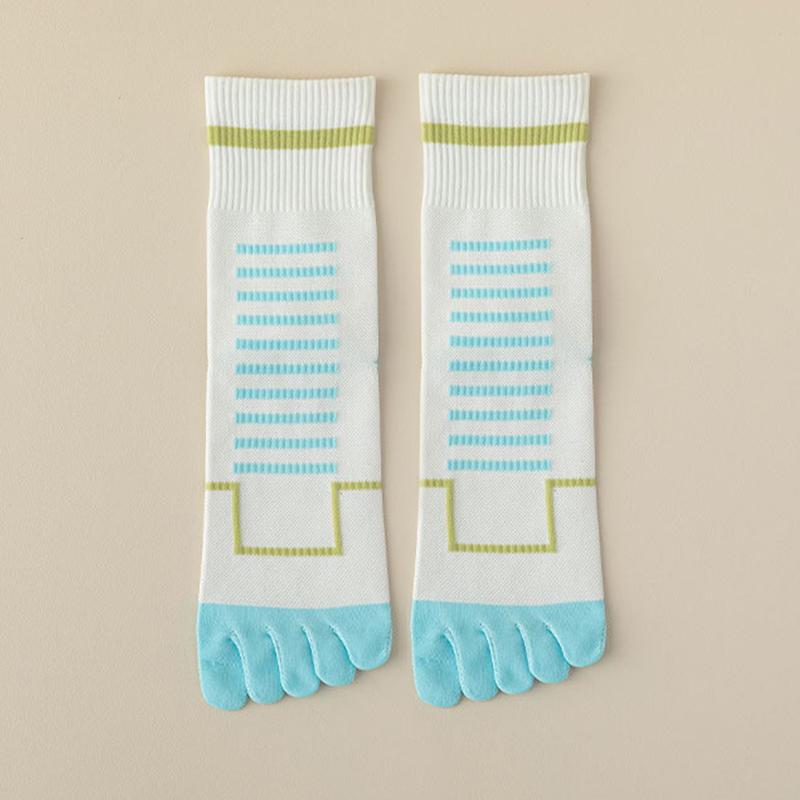 

1 пара средней длины, износостойкие, устойчивые к запахам, высокоэластичные, впитывающие пот, насыщенные цвета, антибактериальные, спортивные носки с пятью пальцами