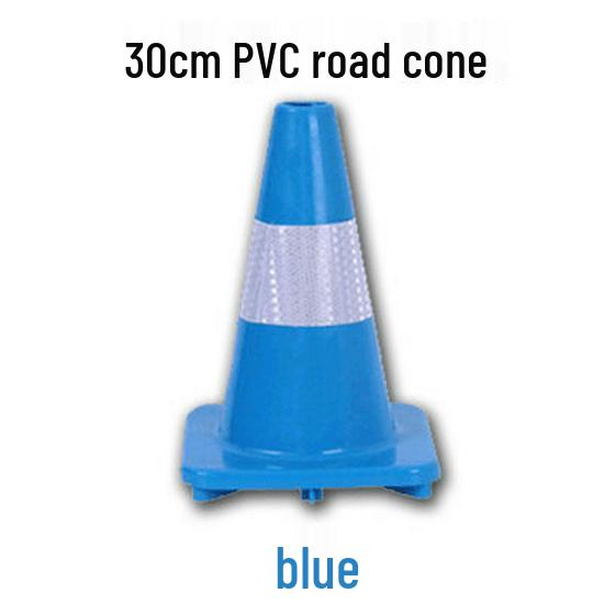 70cm Reflective PVC Road Safety Cone with Rubber Base