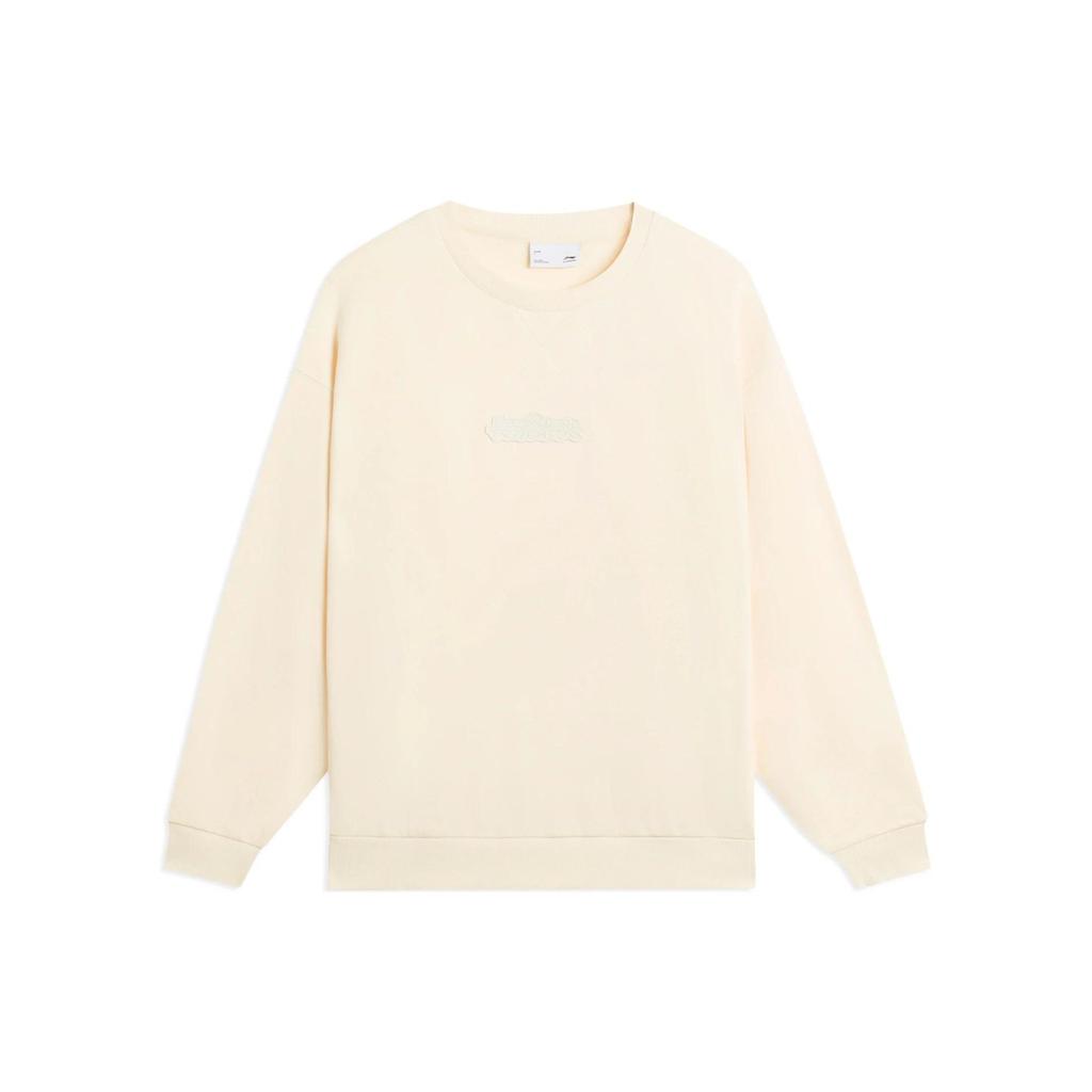 Li Ning Sports Life Collection Sweatshirt Unisex Weiß AWDSB51-1