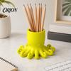 Ocean Style Decor 3D Printed Pen Holder, Octopus Shape Pencil Cup, Cute Paintbrush Holder Animal Desktop Organizer for Home Office Accessory
