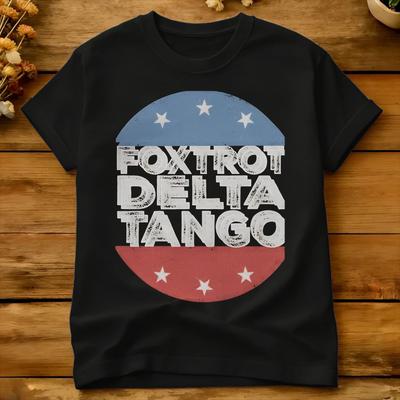 Couple T Shirt Foxtrot Delta Tango Tshirts Harajuku Summer Tee Shirt Vintage Cotton Tops Gift