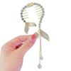 Girls' Tassel Bun Ponytail Hairpin: Versatile Fashion Hair Accessory
