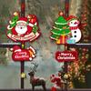 New Handmade Christmas Wind Chime DIY Bell Christmas Pendant Door Hanging Festive Decor