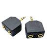 Earphone Sound 3.5mm Jacks Male To Double Female Headphone Y Splitter Adapter for Phone Microphones Speaker