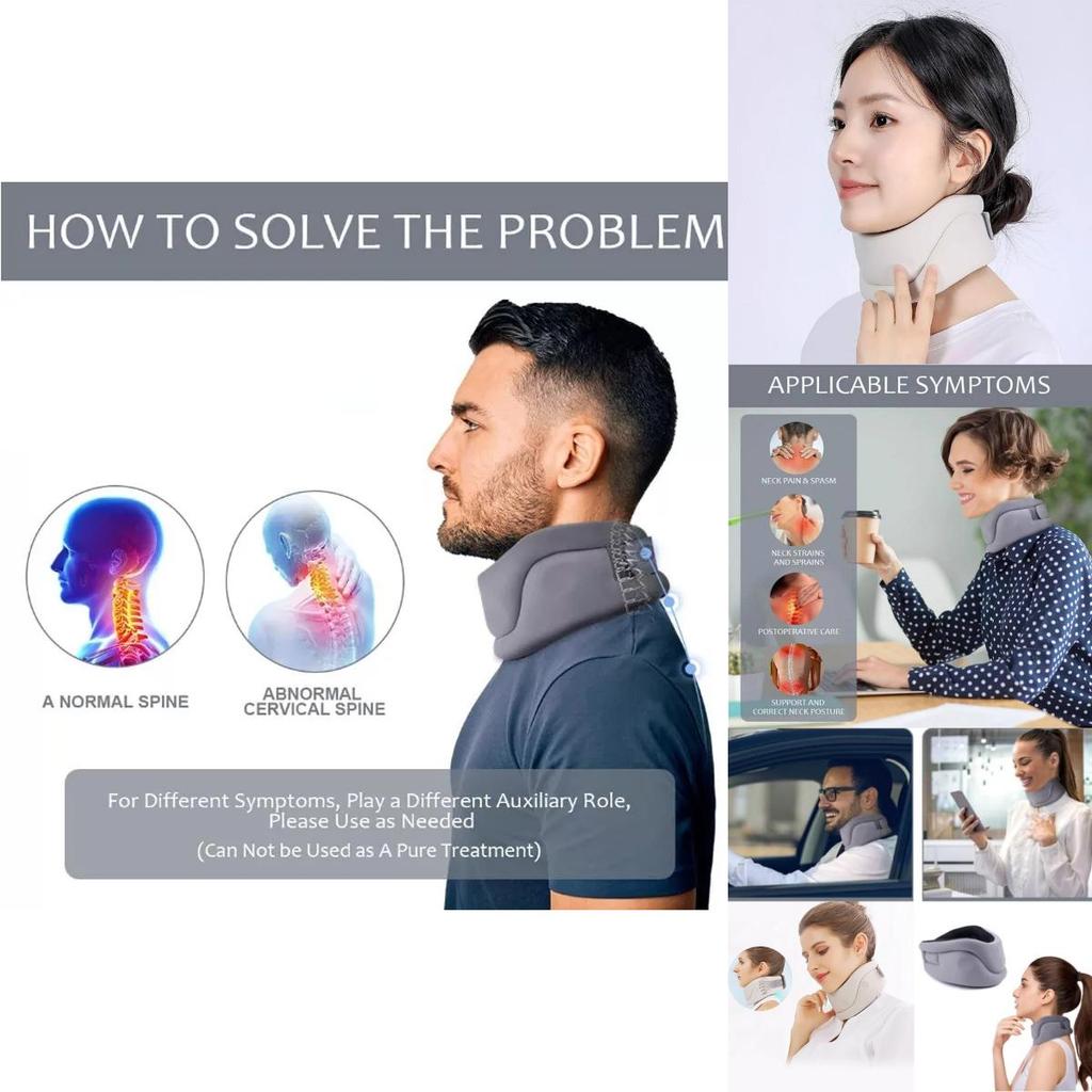 Comfortable And Breathable Neck Support Pillow For Correcting Forward Head Posture