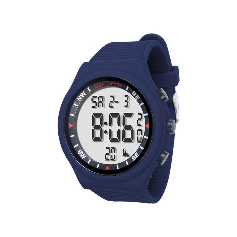 Customizable Logo Luxury Charm Waterproof Digital Dial Sport Watches LED Display 39mm 3BAR Water Resistant Glass Dial Window