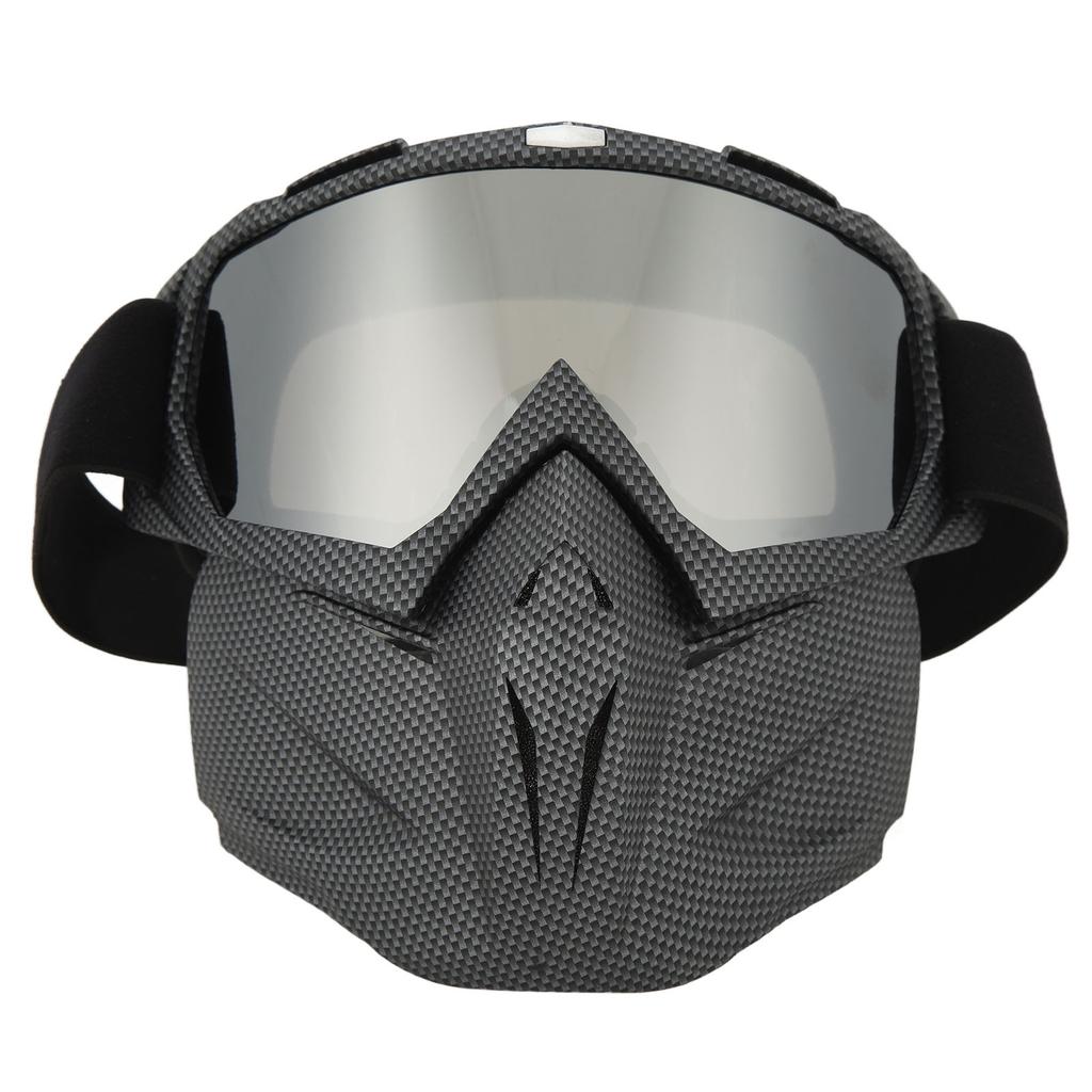 Motorcycle Face Mask Goggles Dust Wind UV Proof Riding Glasses Closed Removable Protective Glasses