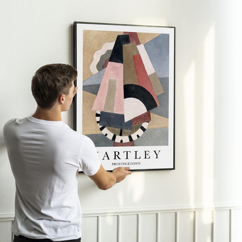 Plakat w ramce Hartley abstrakcja