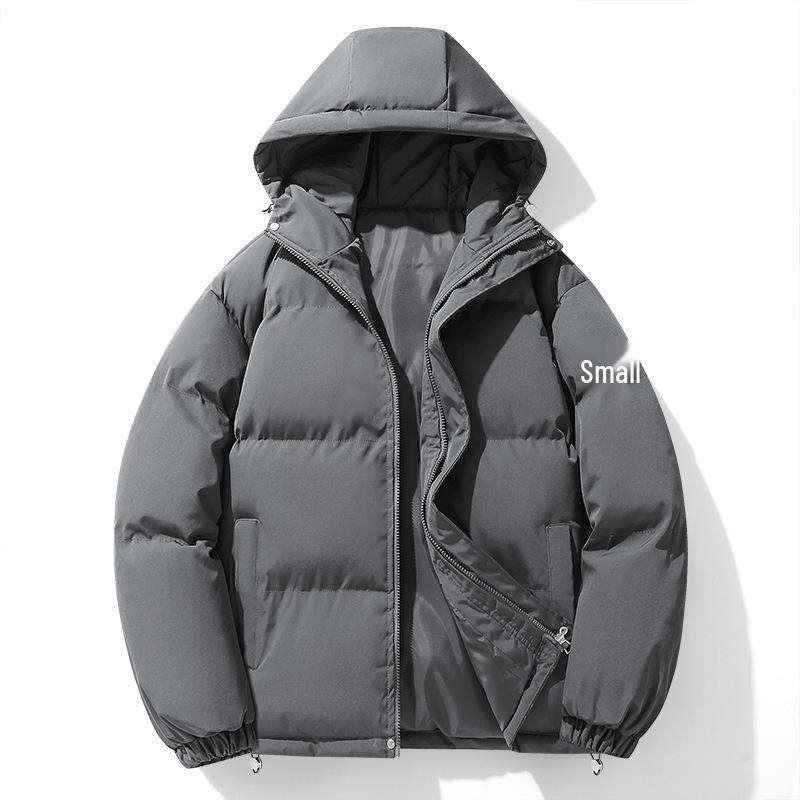 

Men s Winter Hooded Puffer Jacket - Loose Fit, Plus Size, Stylish Hong Kong Design XL