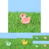 Adorable Glow-in-the-dark Resin Duck Figurine For Creative Decor Accessories