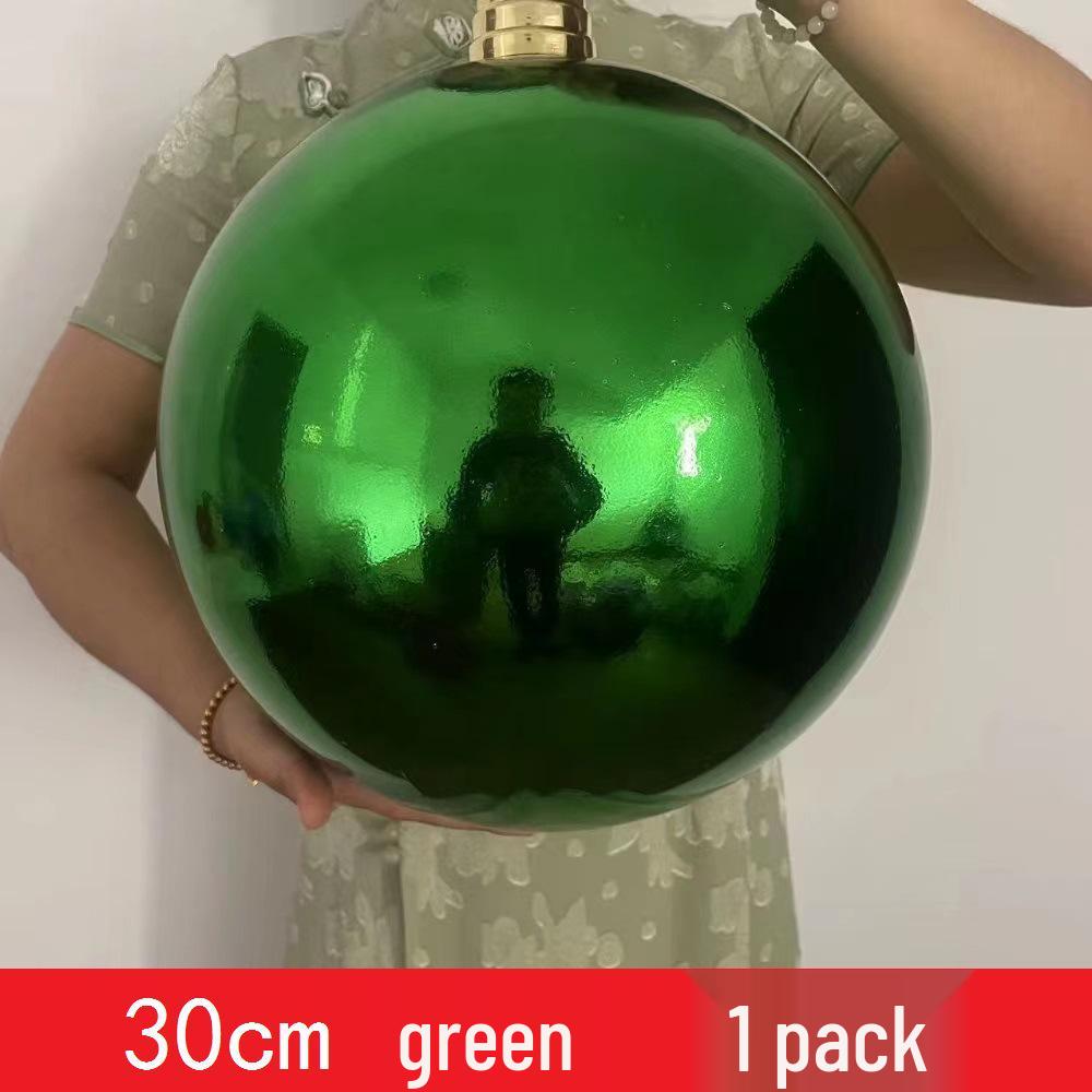 Custom Electroplated Round Christmas Hanging Ornament