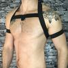 Men Chest Harness Elastic Chest Strap Sex Restrain Chest Bandage Punk Nylon Chest Belt Cosplay Costume Accessory