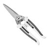 Gamakatsu Luxe HD Fish Scissors with Hard Case 20cm White Gray LE159 Heavy Duty Stainless Steel Fishing Shears for Bone Line Cutter