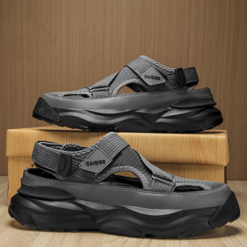 Fashion Summer Men Sandals Mens Casual Shoes Outdoor Brand Male Man Sandals for Men Beach Luxury Designer Platform Sandals Shoes