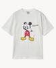 VTWO Vintage Washed Photo _Mickey_ T-Shirt (White)
