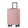 20-Inch Front-Opening Carry-On Trolley with Laptop Compartment, Aluminum-Magnesium Alloy Suitcase