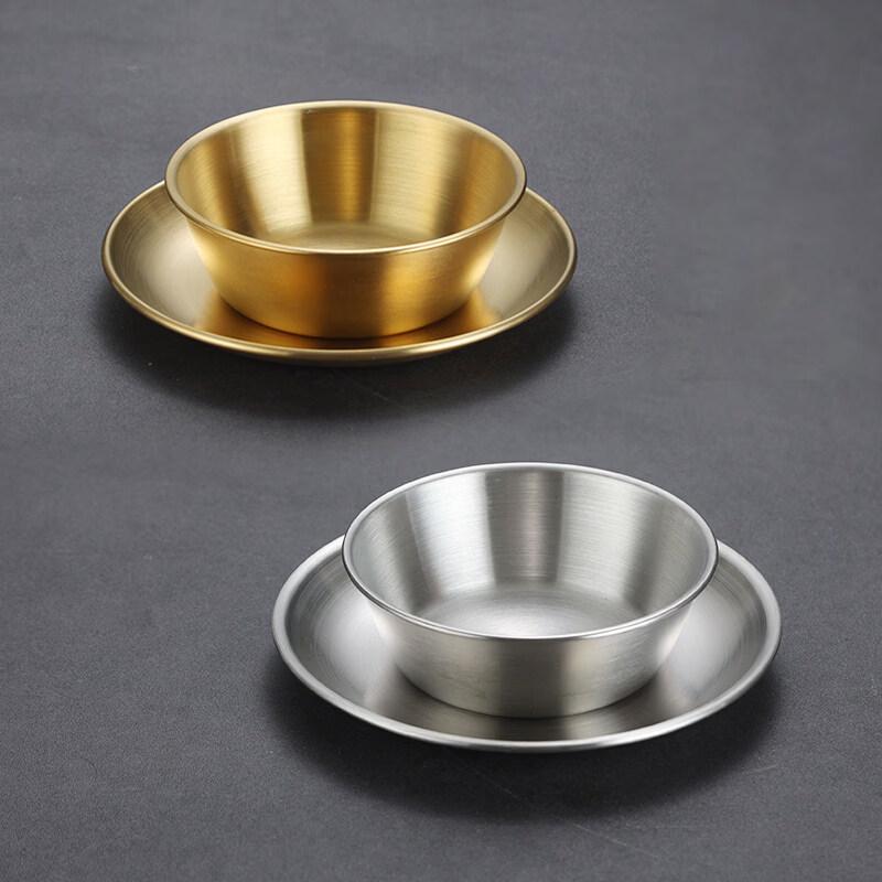 Gold Stainless Steel Multi-use Bowl