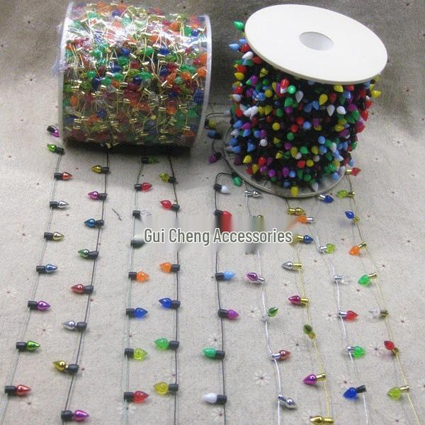 Multiple Holiday Decoration String Lights - Electroplated 5MM Bead, Not Powered