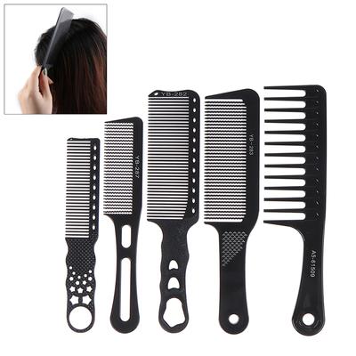 Professional Hair Cutting Comb Carbon Comb Salon Barber Styling Tools