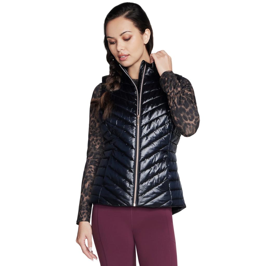 Skechers GO Shield Shine Vest, Womens black Vest