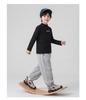 Muno Kids' Versatile Half-High Neck Long Sleeve Top - Trendy Autumn/Winter Base Layer for Boys & Girls