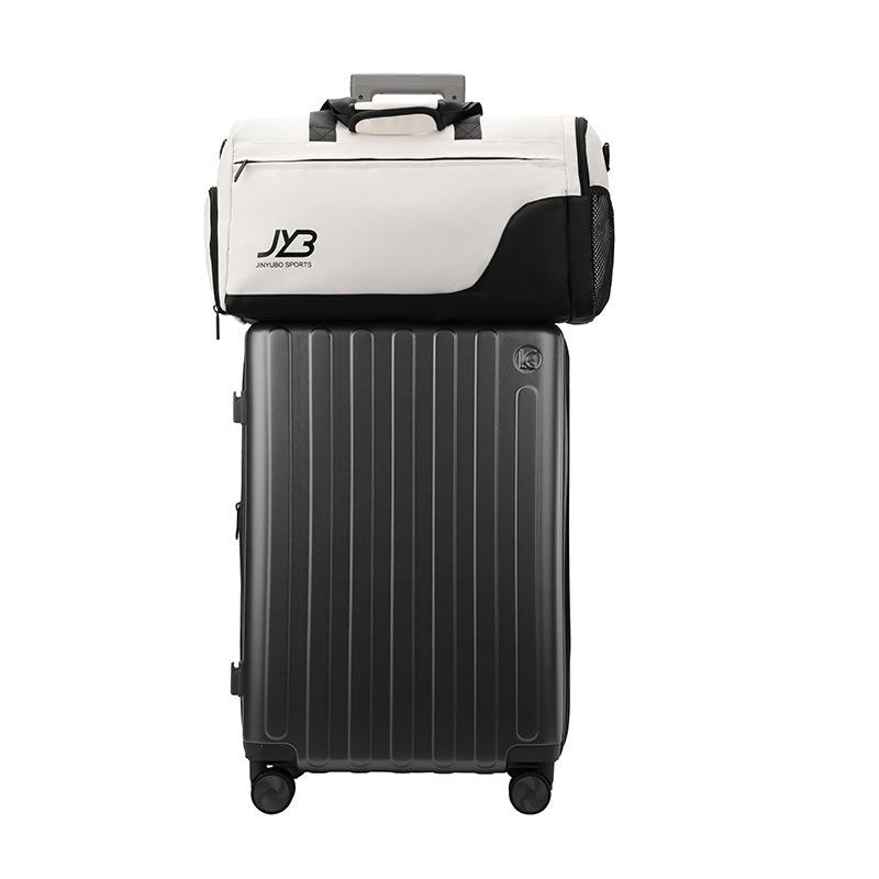 Fashion wet and dry separation yoga fitness bag cover tie rod going out travel handbag trend casual nylon duffel bag