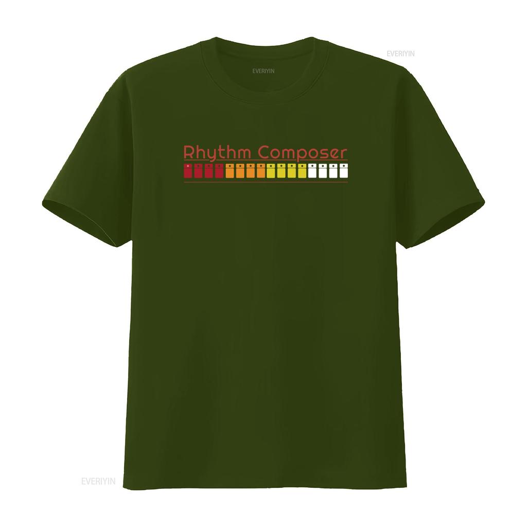 808 RC Synth Lover Synthesizer T Shirt for Beat Maker Music Producer Techno Analog Dj Vintage Washed Stretched Fashion Graphic