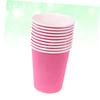 OHPHCALL 100pcs Disposable Drink Cups, Party Cups, Plastic Cups, DIY Paper Cups, Colored Paper Cups, Disposable Paper Cups, Blank Mugs, Disposable Cup