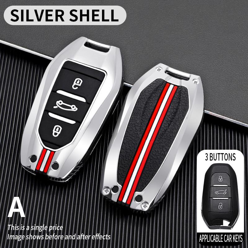 Car Key Case Cover Shell Fob for Peugeot 2008 3008 4008 5008 308 408 508 Citroen C1 C2 C4 C6 C3-XR Picasso Grand DS3 DS5Keychian