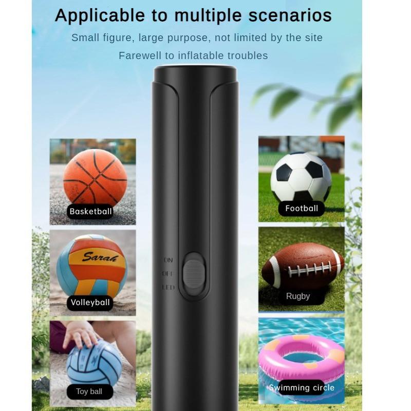 Football Volleyball Children's Toys Leather Balls Universal Wireless Inflation Pump Portable Basketball Electric Inflator 40*180mm